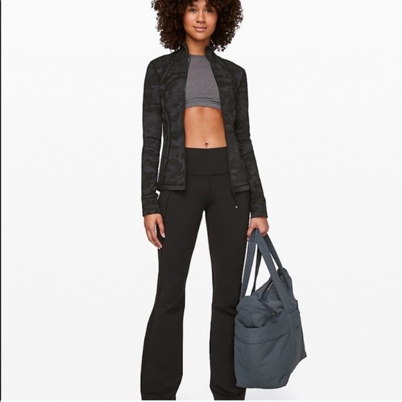 lululemon athletica Pants - Lululemon Groove Yoga Pants Regular Sport Black